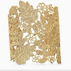 Stella & Dot Chantilly Lace Cuff Bracelet